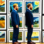 AI 예술과 AI 만화 제작 - AI Art Exploration**

"A vibrant and diverse collection of AI-generated art in various styles (Van G...