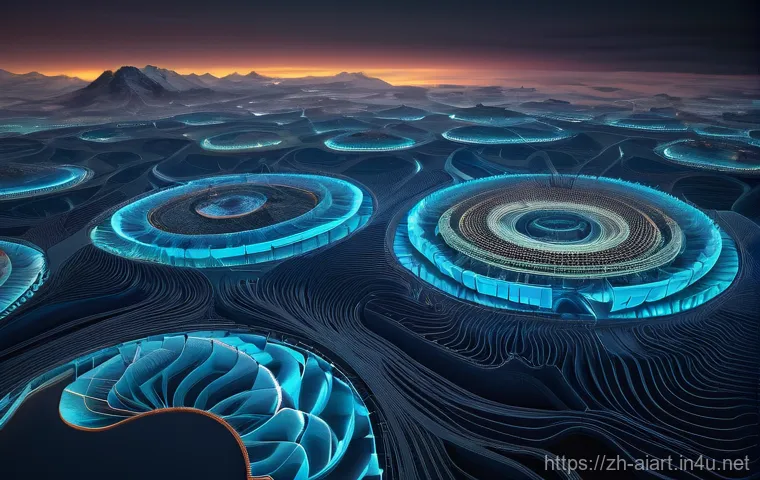 AI 예술과 과학적 시각화 - **Prompt: The AI Artist's Studio of Tomorrow**
    A vibrant and inspiring image depicting a diverse...