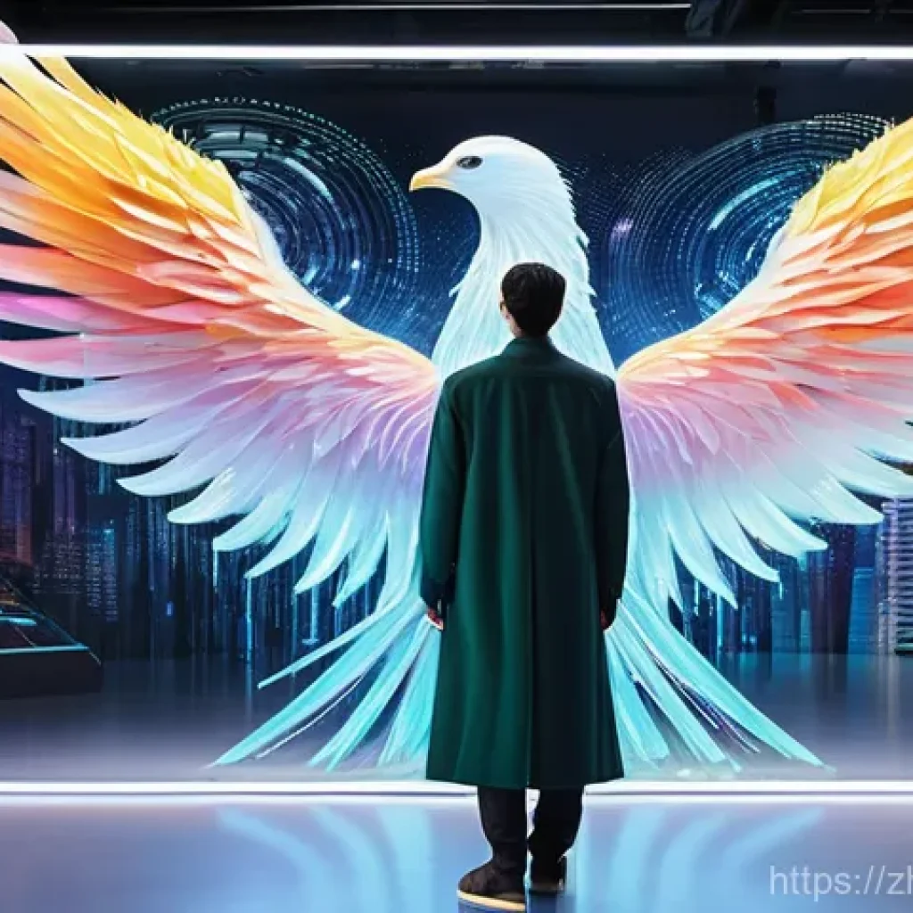 AI 예술과 예술적 창조성 - **Prompt 1: The AI Collaborator**
    A visionary artist, wearing stylish yet practical modern attir...