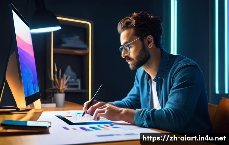 AI 예술과 감성 조명 관련 이미지 1